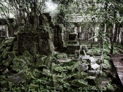 Beng Mealea temple in Cambodia