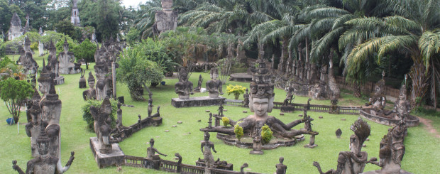 Vientiane city in Laos