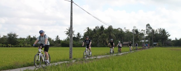 Mekong delta on bike 1